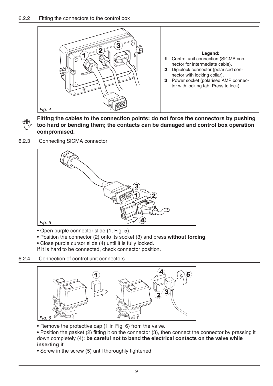 ARAG SERIE 4663 Electric Control Box 7 - 9 User Manual | Page 9 / 20