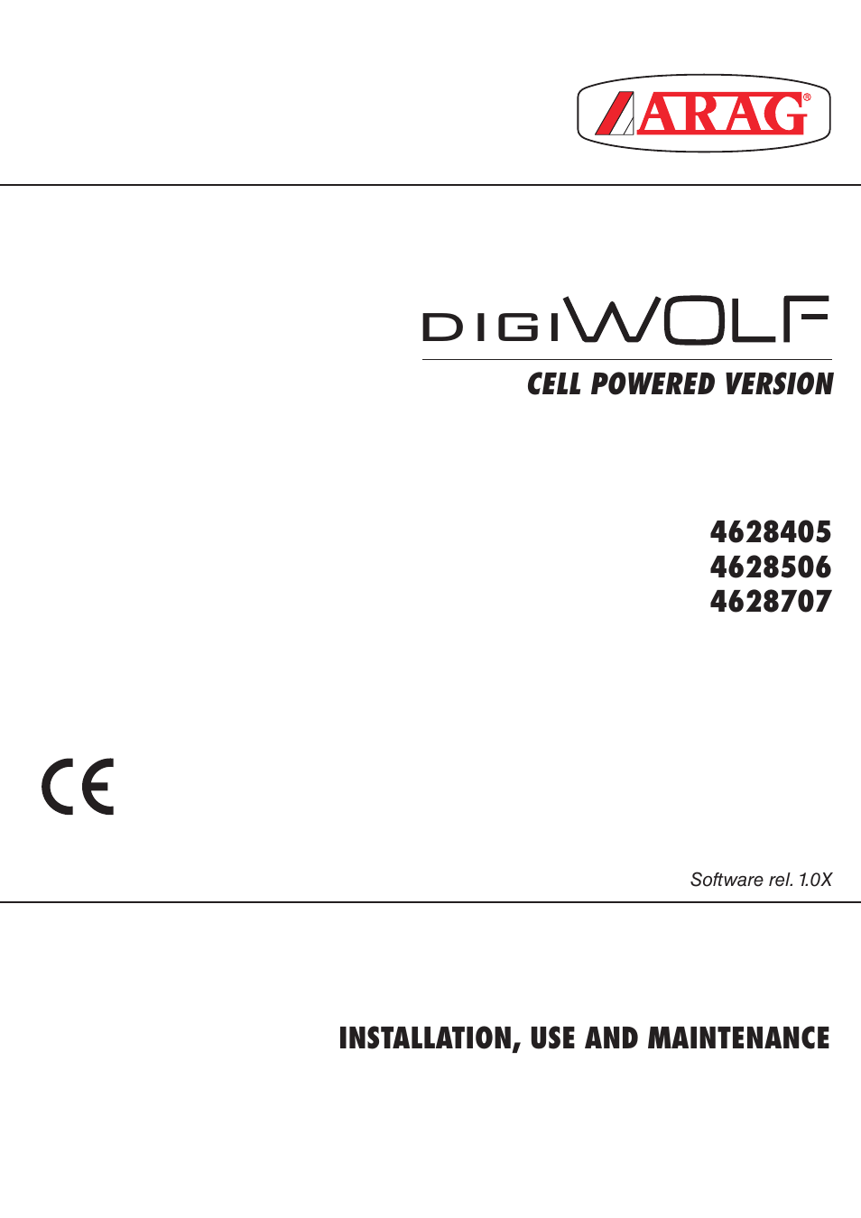 ARAG DIGIWOLF - Battery powered version User Manual | 24 pages