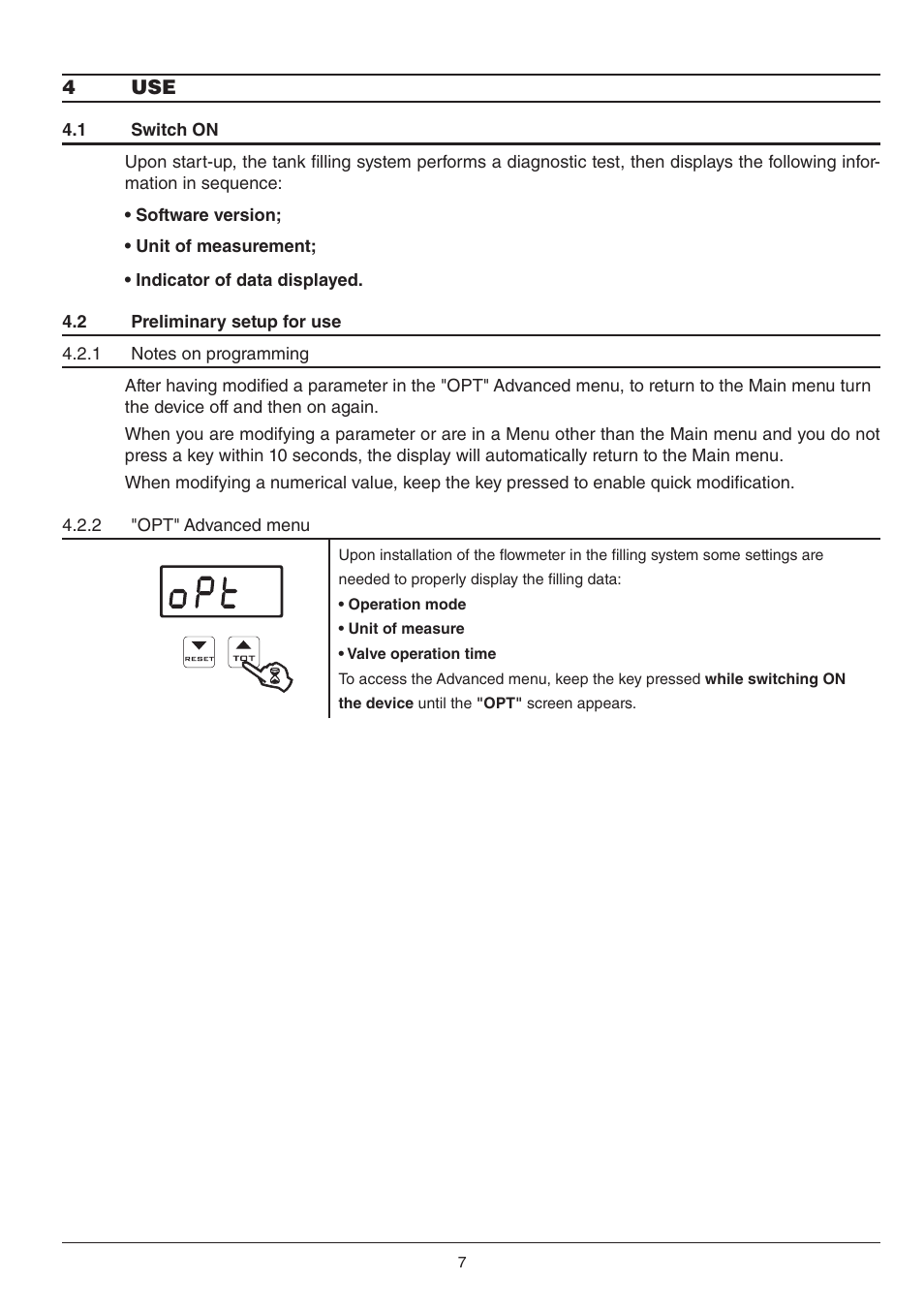 ARAG ORION Tank filling system User Manual | Page 7 / 16