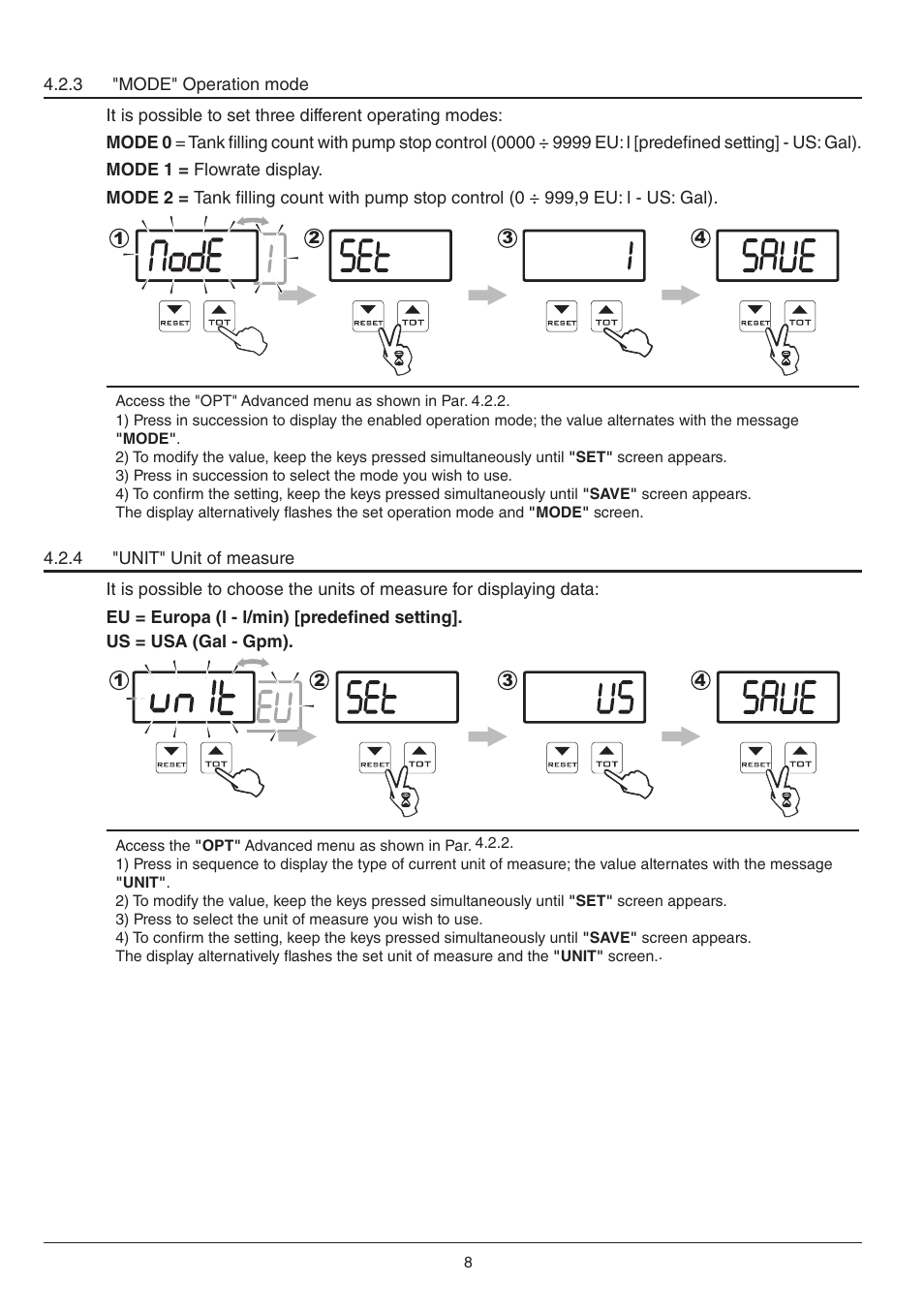 ARAG ORION Tank filling system User Manual | Page 8 / 16