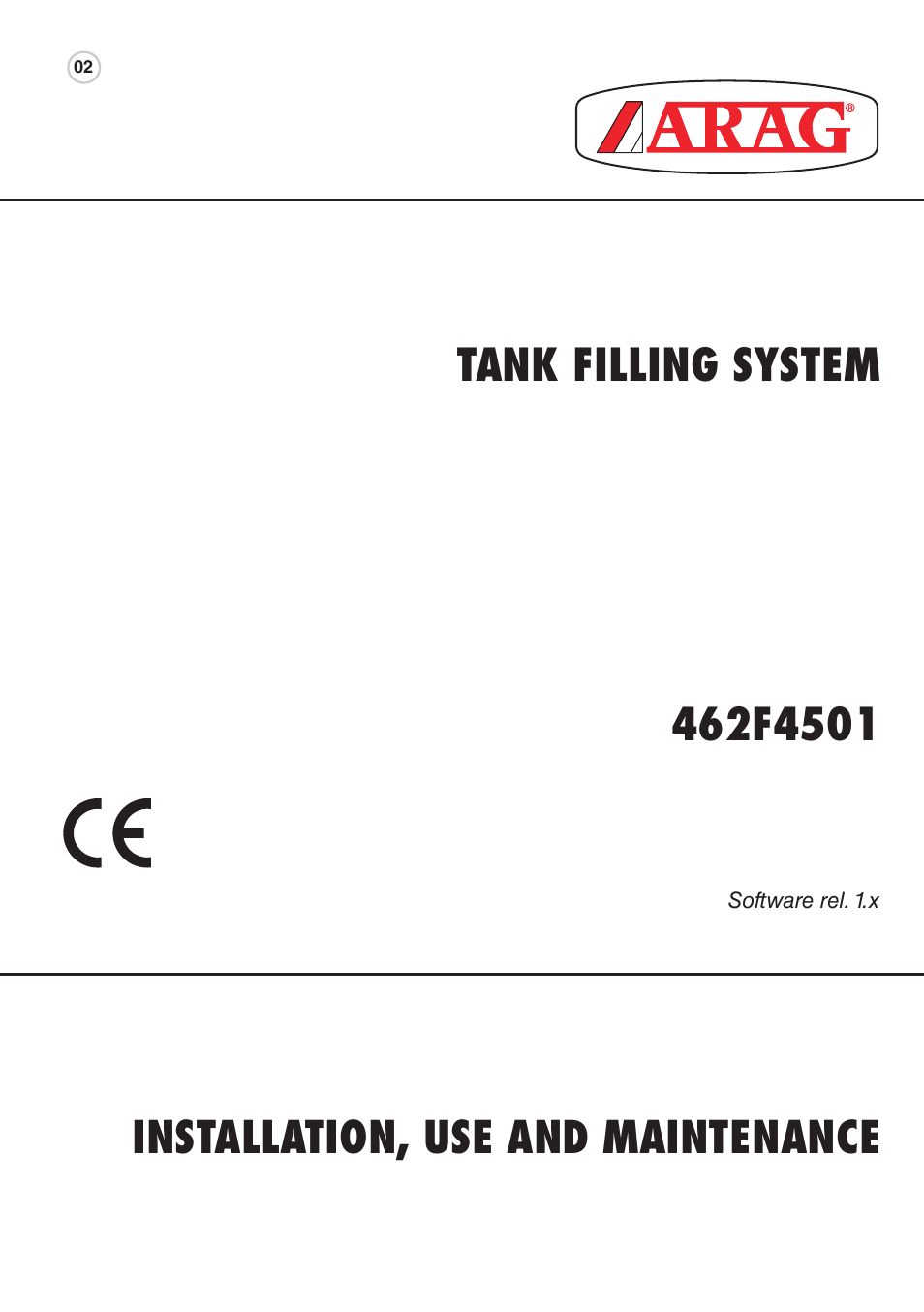 ARAG Digiwolf Tank filling system User Manual | 28 pages