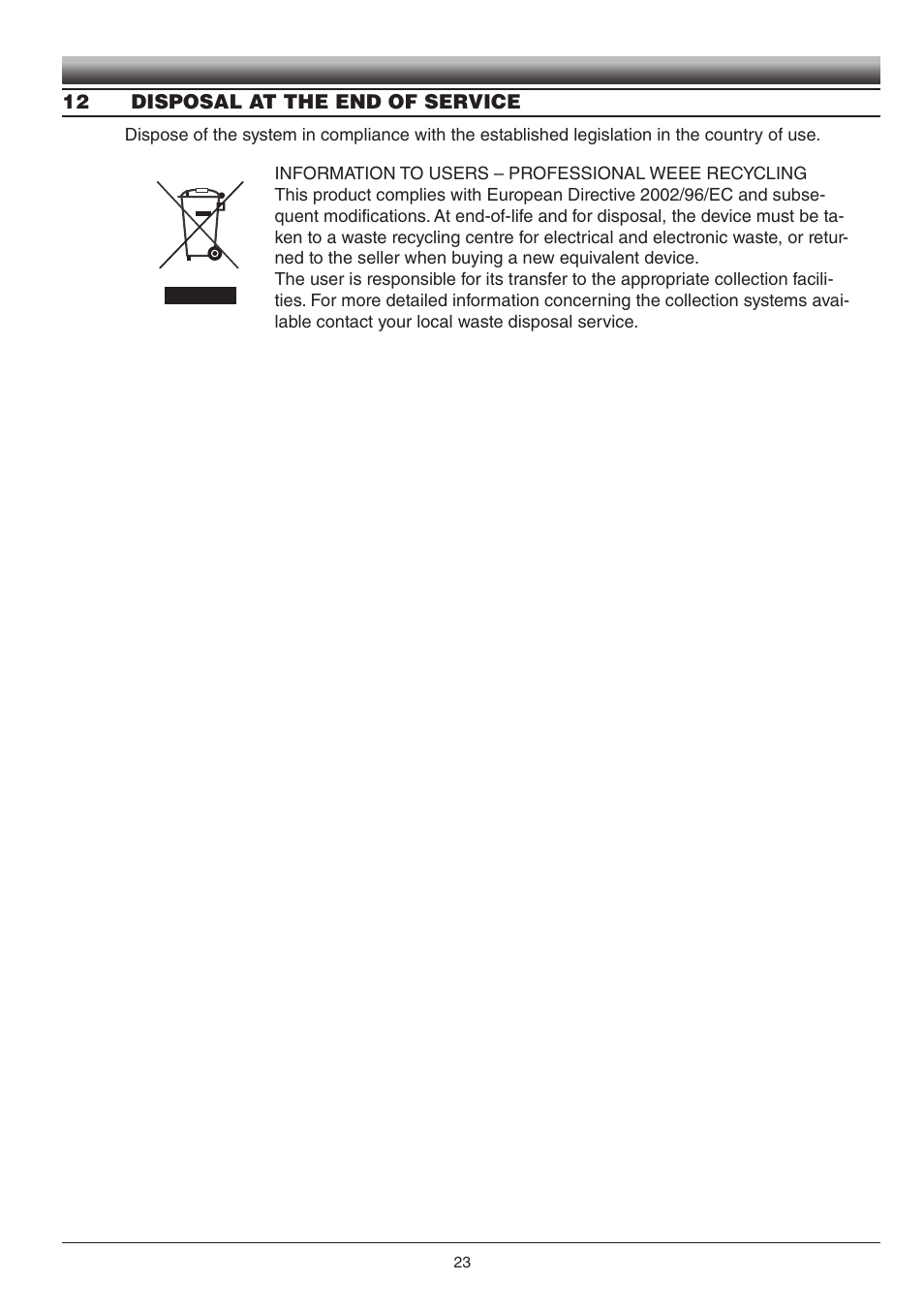 ARAG Digiwolf Tank filling system User Manual | Page 23 / 28