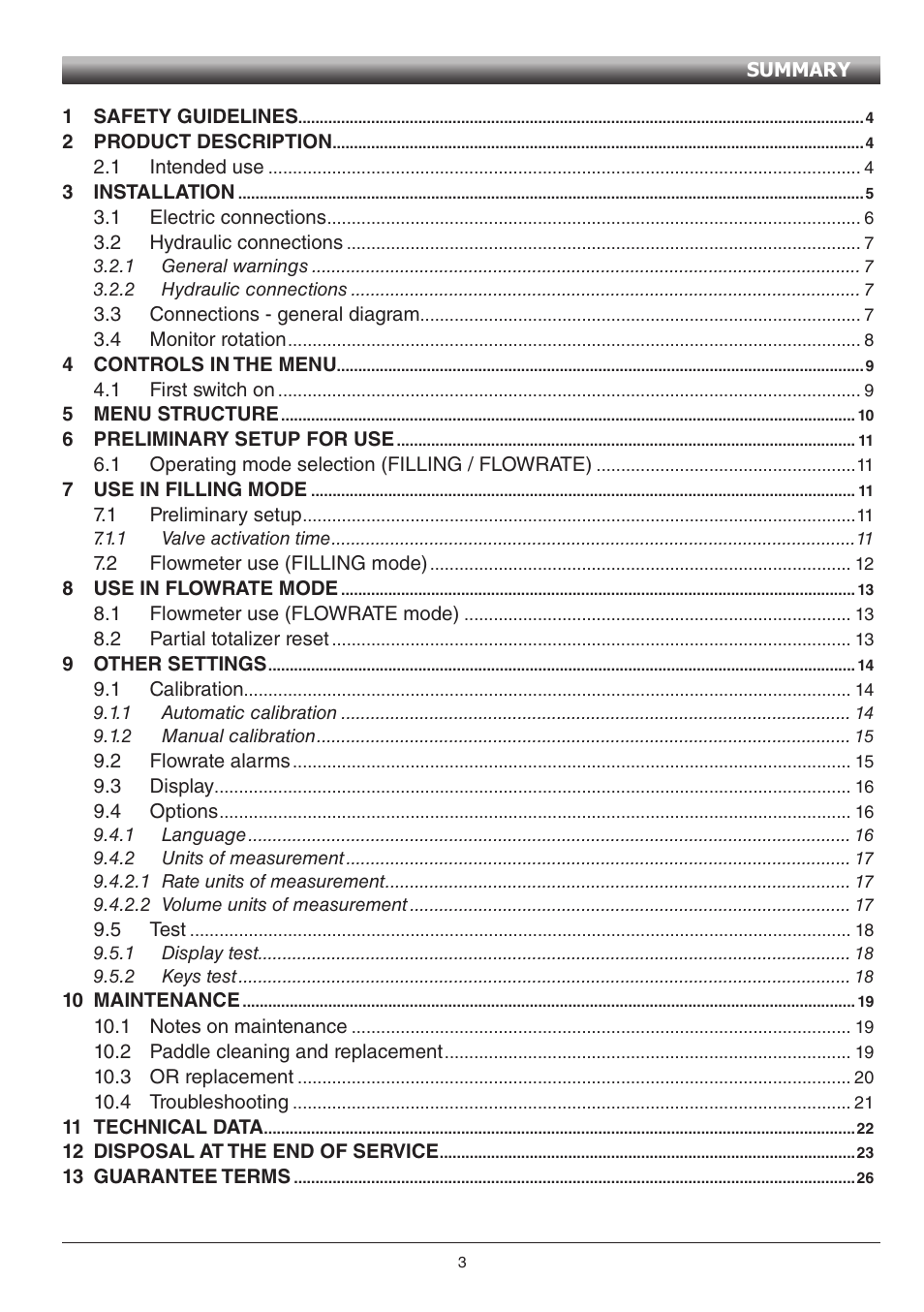 ARAG Digiwolf Tank filling system User Manual | Page 3 / 28