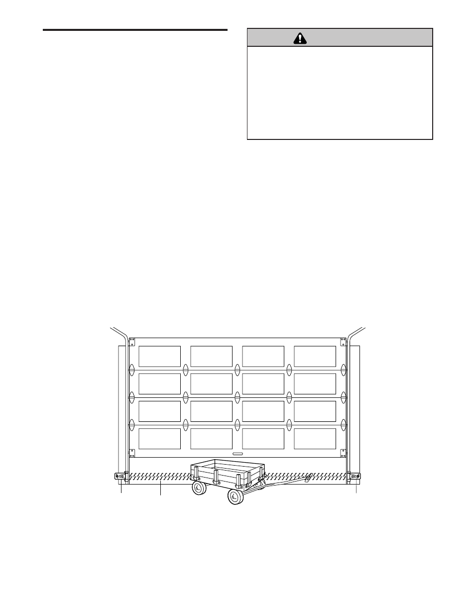 Install the protector system, Warning caution warning warning, Installation step 10 | Chamberlain 2265 User Manual | Page 17 / 36