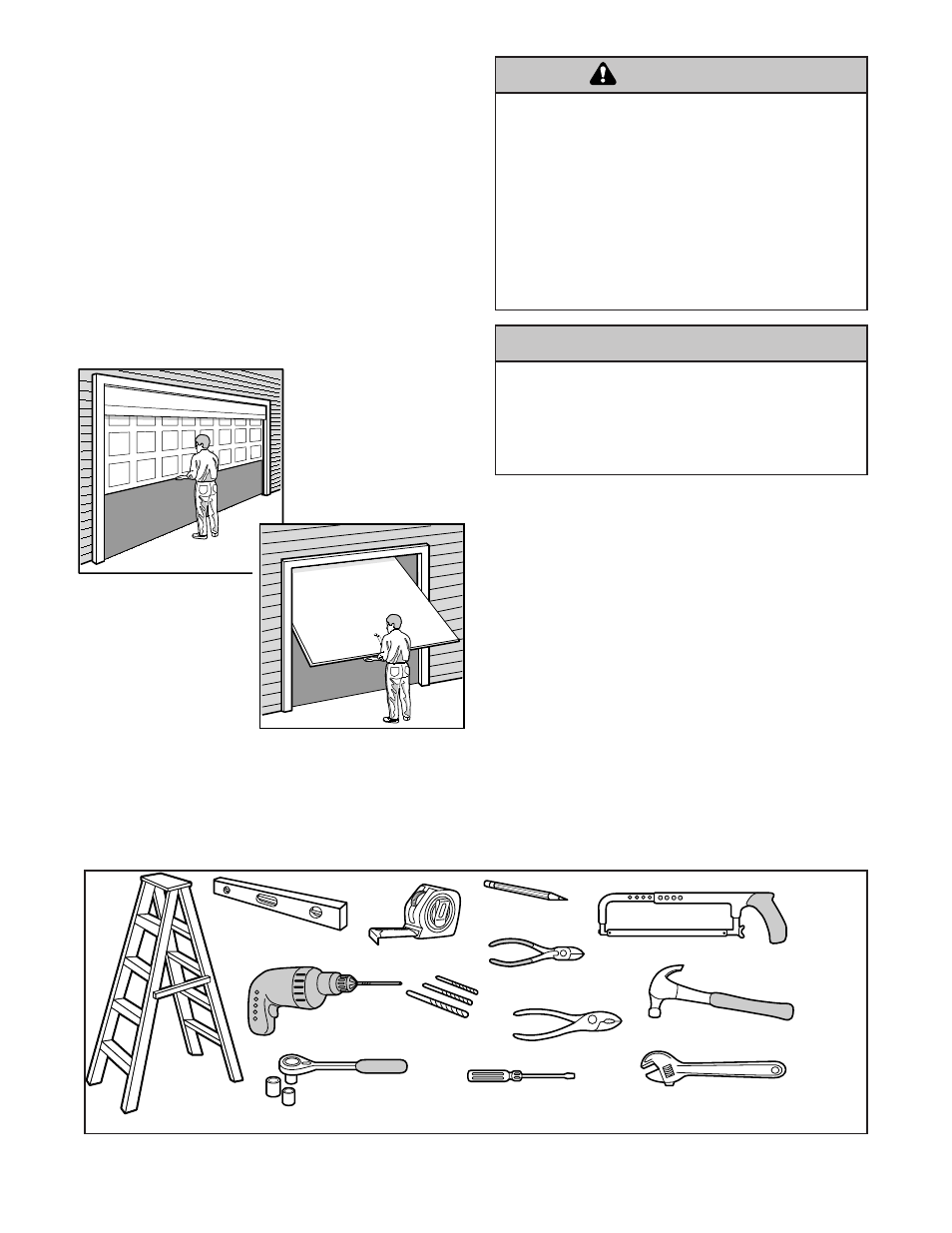 Preparing your garage door, Tools needed | Chamberlain 2265 User Manual | Page 3 / 36