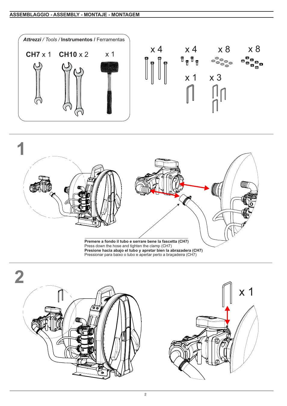 ARAG Mixer NIAGARA User Manual | Page 2 / 36