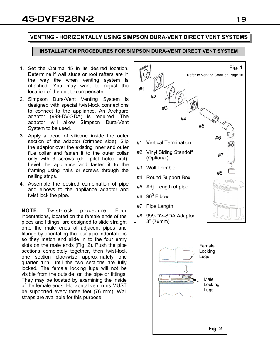 Dvfs28n-2 | Archgard 45-DVFS28N-2 User Manual | Page 19 / 48