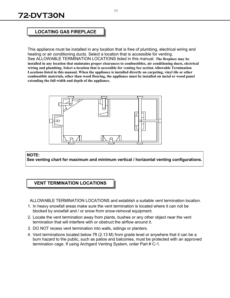 Dvt30n | Archgard 72-DVT30N User Manual | Page 11 / 53