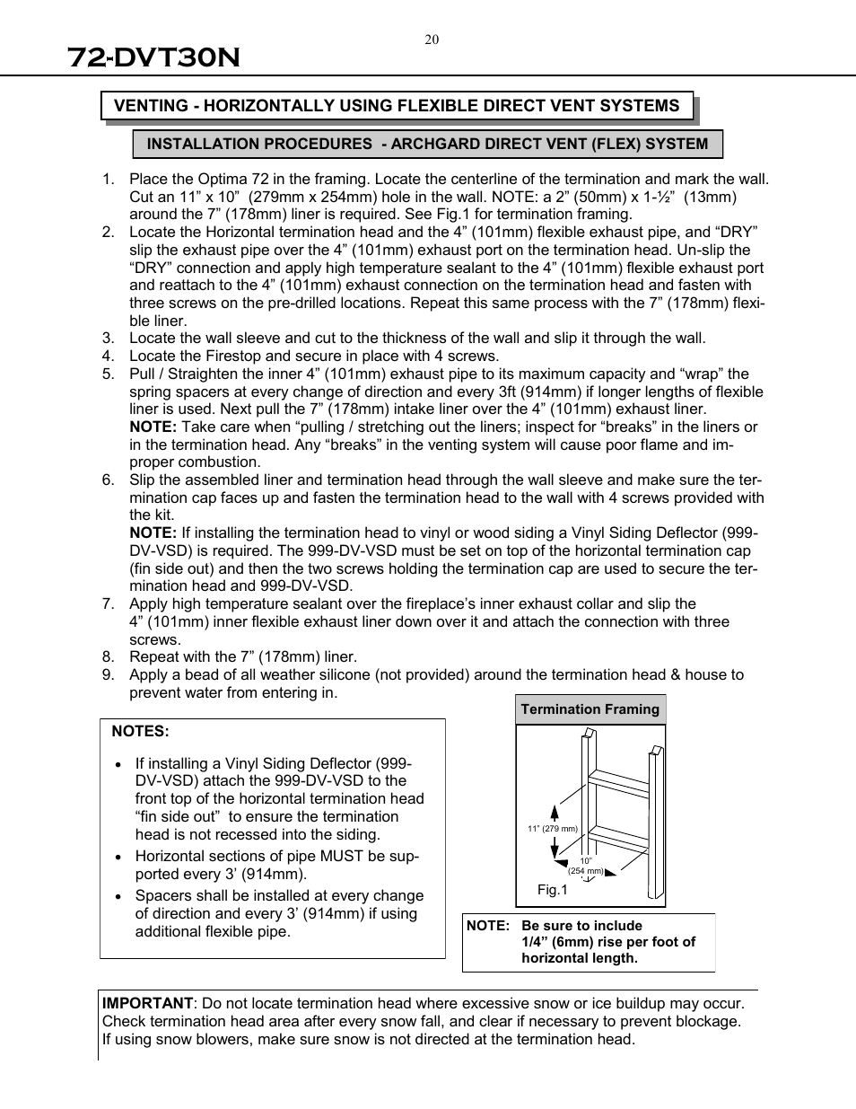 Dvt30n | Archgard 72-DVT30N User Manual | Page 20 / 53