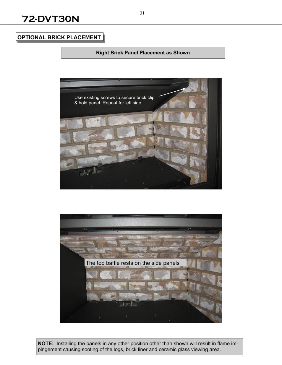 Dvt30n | Archgard 72-DVT30N User Manual | Page 31 / 53