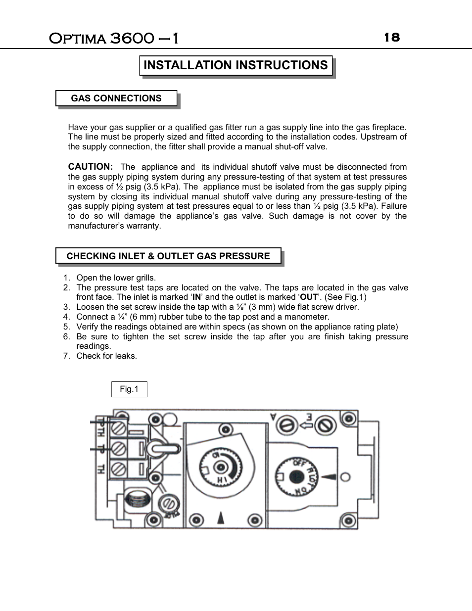 Installation instructions | Archgard 3600-DVTR24N User Manual | Page 18 / 44