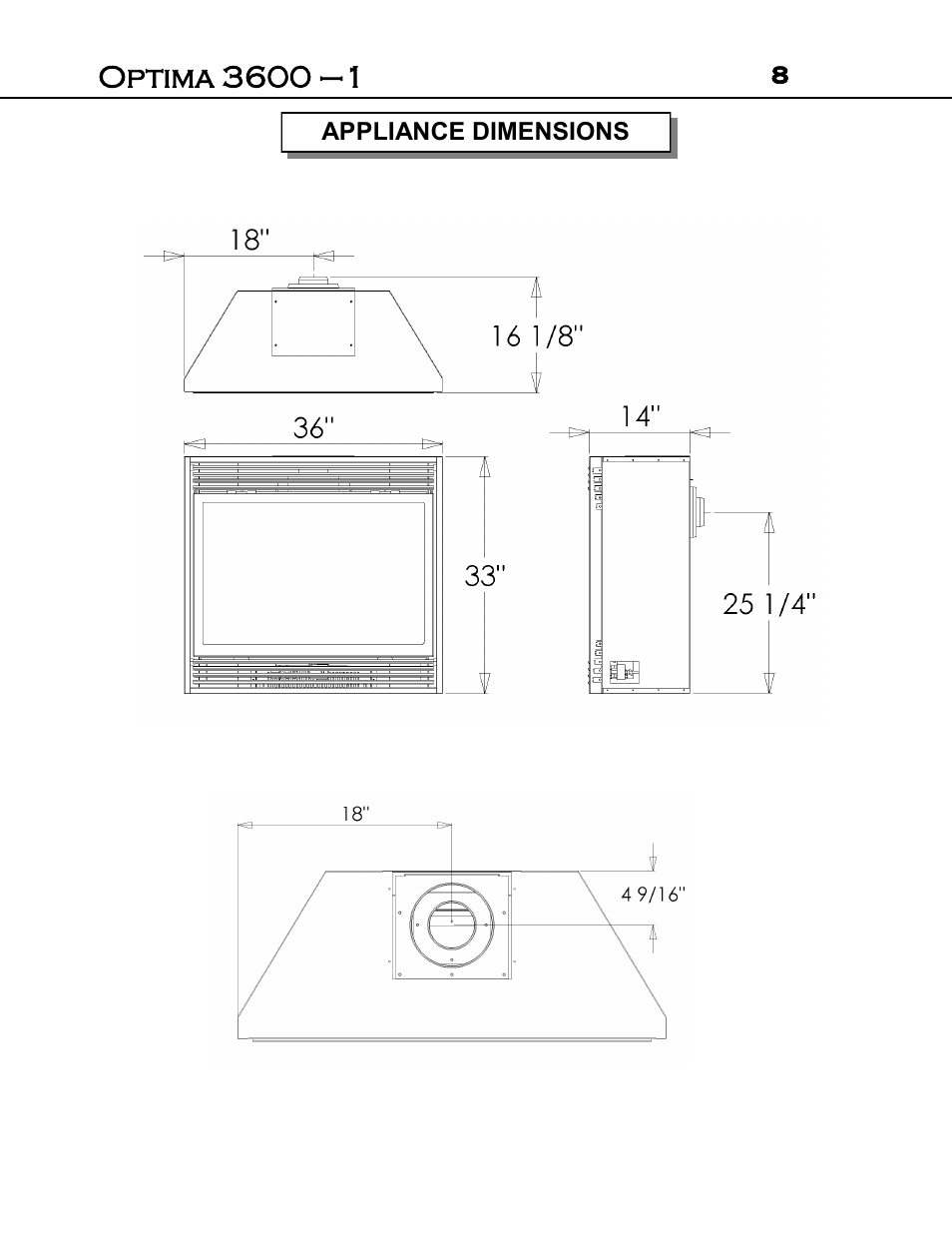 Archgard 3600-DVTR24N User Manual | Page 8 / 44