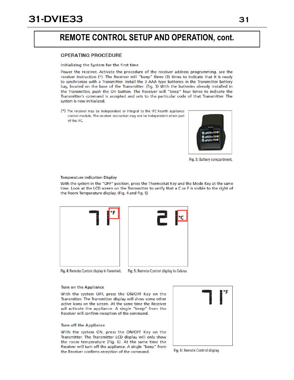 Archgard 31-DVIE33N User Manual | Page 31 / 48