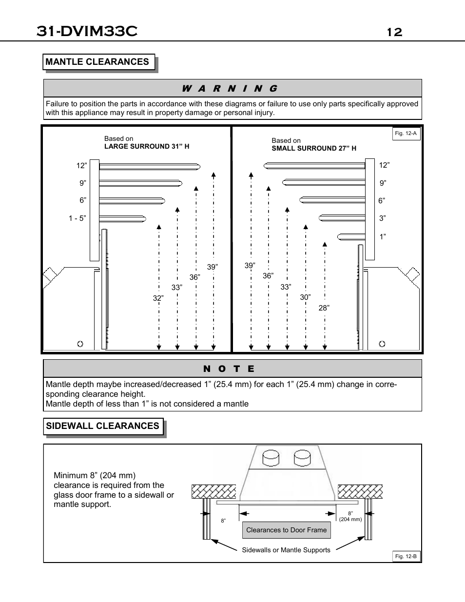 Dvim33c | Archgard 31-DVIM33C User Manual | Page 12 / 40