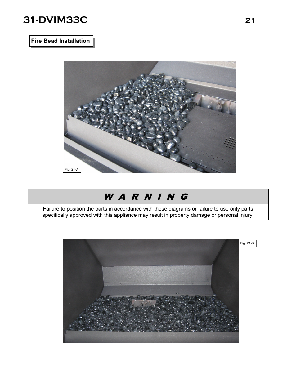 Dvim33c | Archgard 31-DVIM33C User Manual | Page 21 / 40