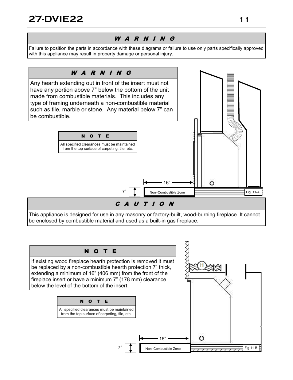 Dvie22 | Archgard 27-DVIE22N User Manual | Page 11 / 48