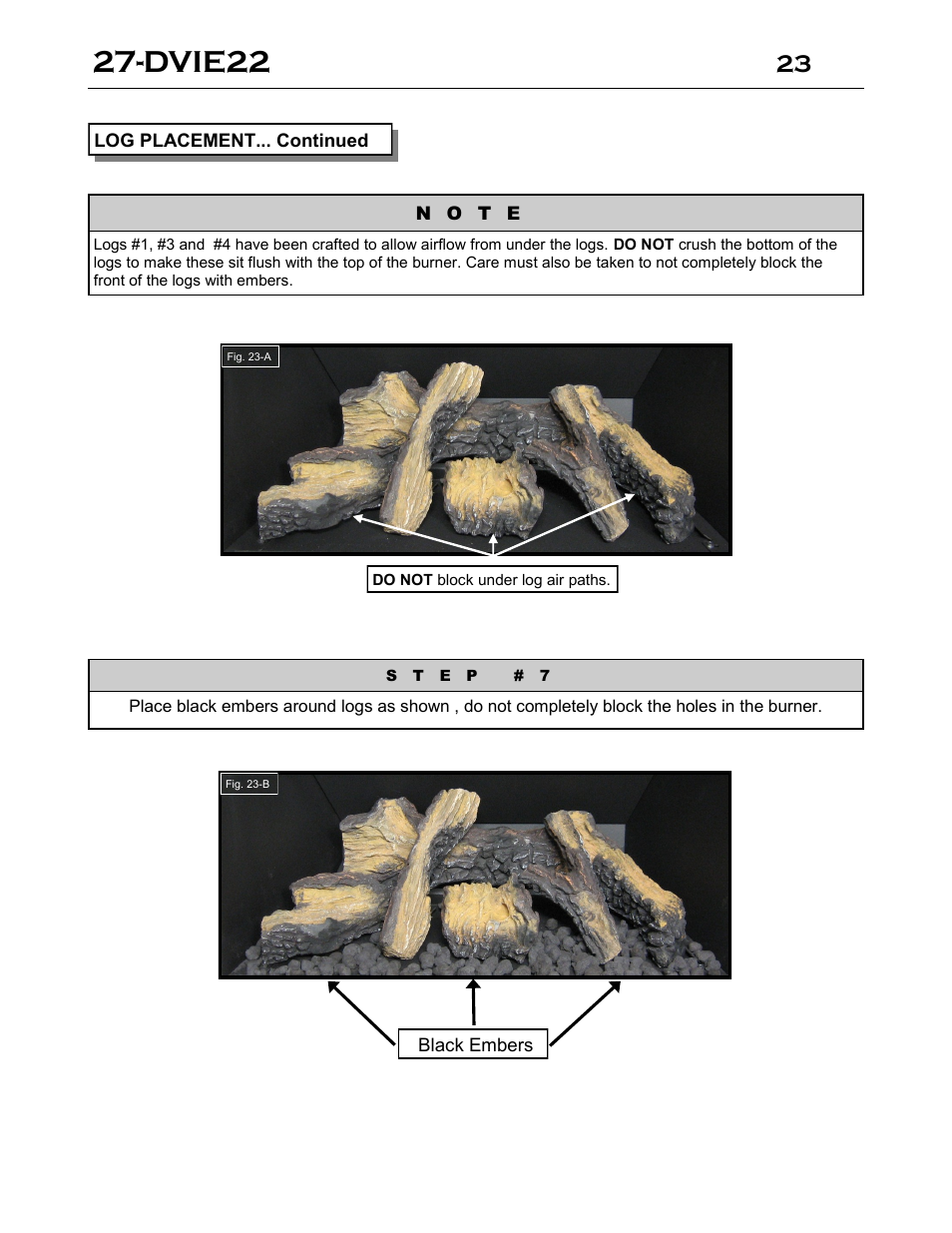 Dvie22 | Archgard 27-DVIE22N User Manual | Page 23 / 48