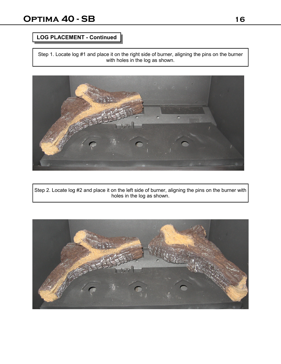 Optima 40 - sb | Archgard 40-DVI40N User Manual | Page 16 / 45