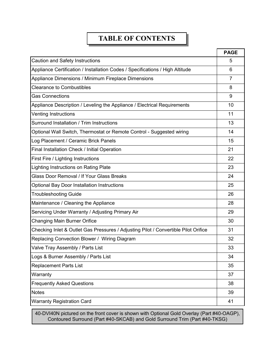 Archgard 40-DVI40N User Manual | Page 4 / 45