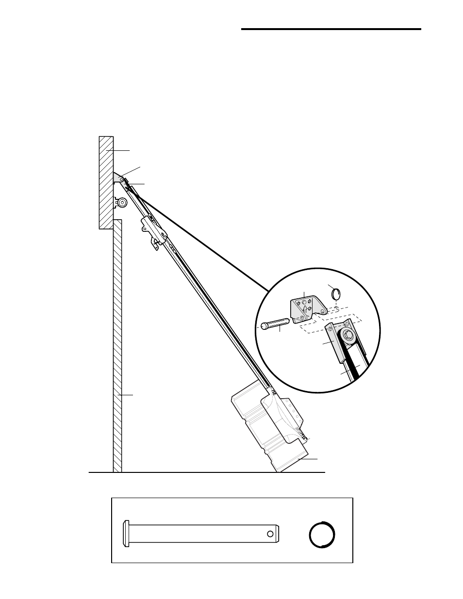 Attach the t-rail to the header bracket, Installation step 3, Attach the rail to the header bracket | Chamberlain WHISPER DRIVE WD912K User Manual | Page 15 / 40