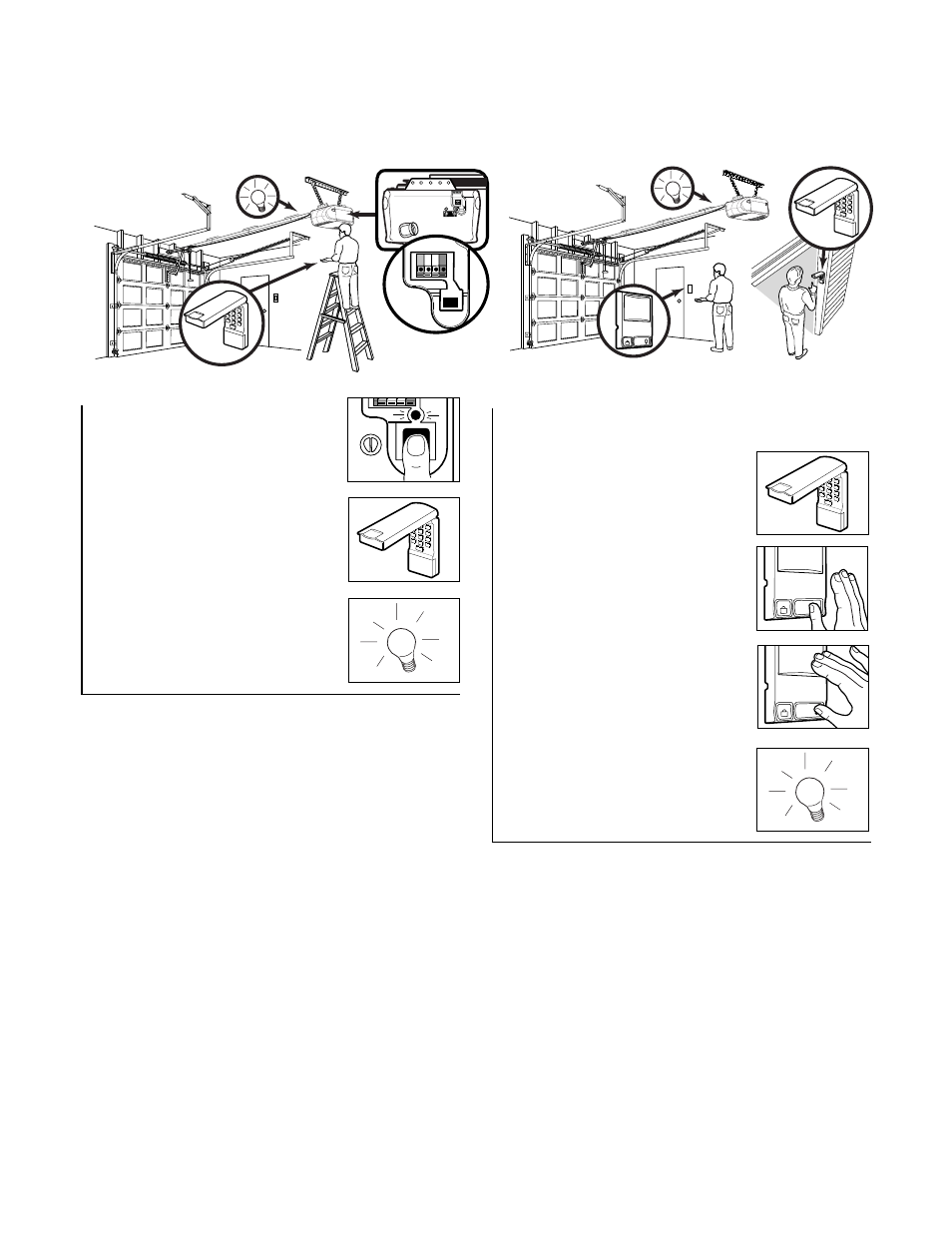 To add or change a keyless entry pin | Chamberlain WHISPER DRIVE WD912K User Manual | Page 36 / 40
