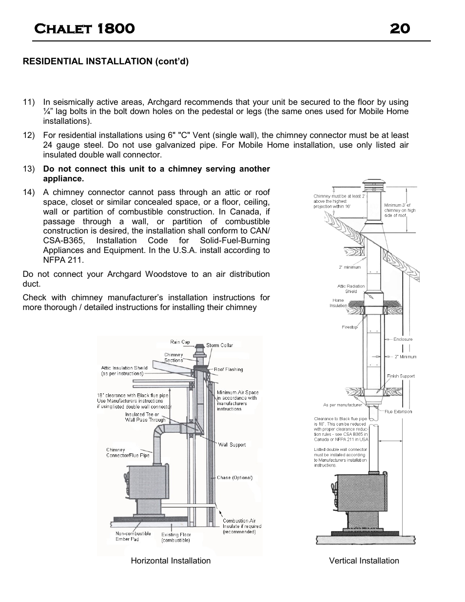Archgard 10-1800P User Manual | Page 20 / 40
