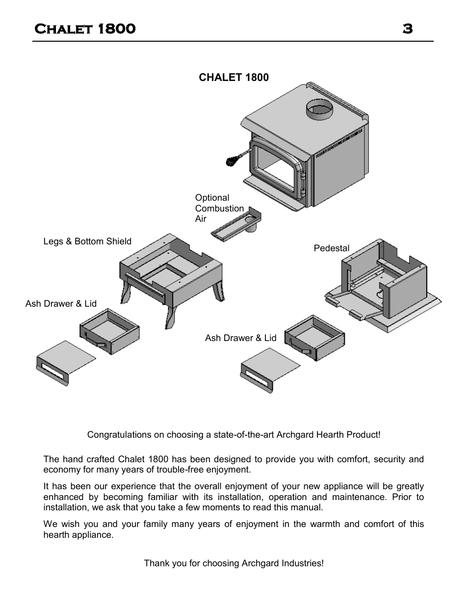 Archgard 10-1800P User Manual | Page 3 / 40