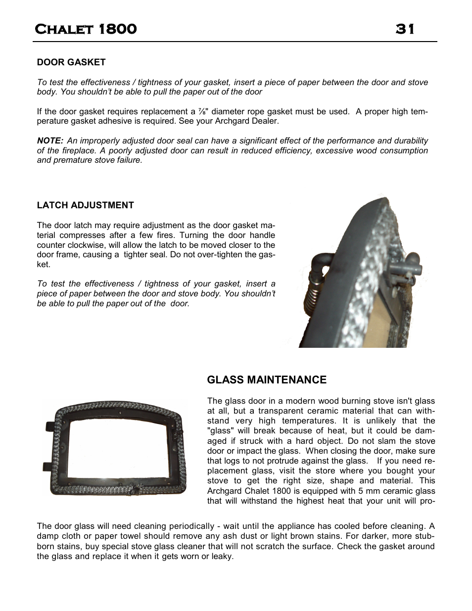 Archgard 10-1800P User Manual | Page 31 / 40