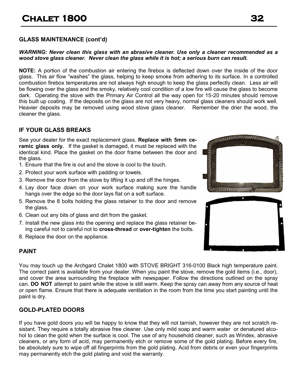Archgard 10-1800P User Manual | Page 32 / 40