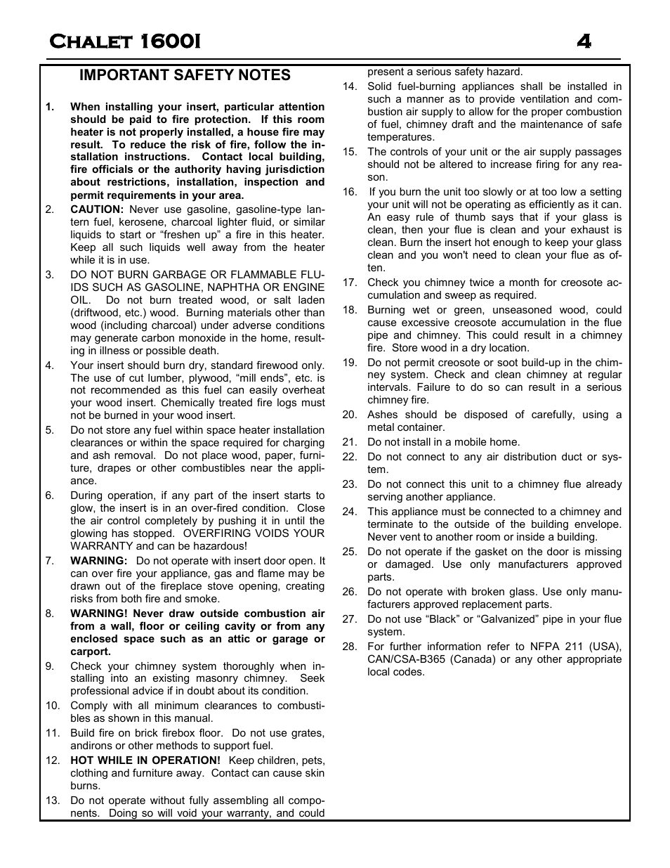 Archgard 60-1600I User Manual | Page 4 / 28