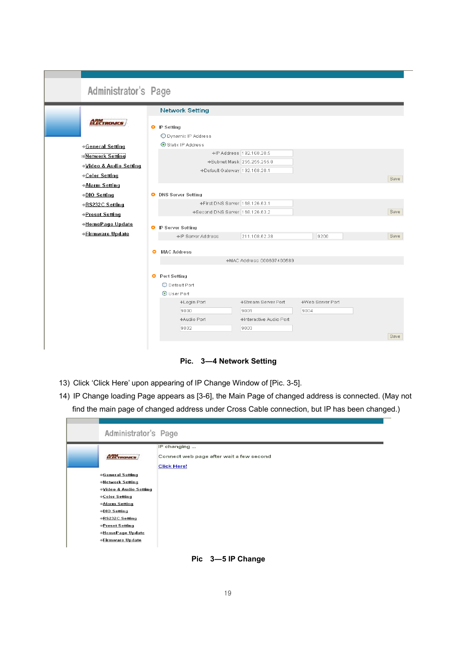 ARM Electronics IP540_620MDVANVP User Manual | Page 19 / 67
