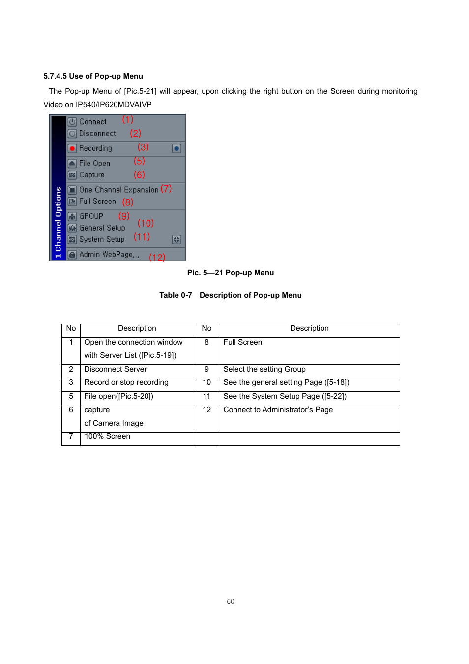ARM Electronics IP540_620MDVANVP User Manual | Page 60 / 67
