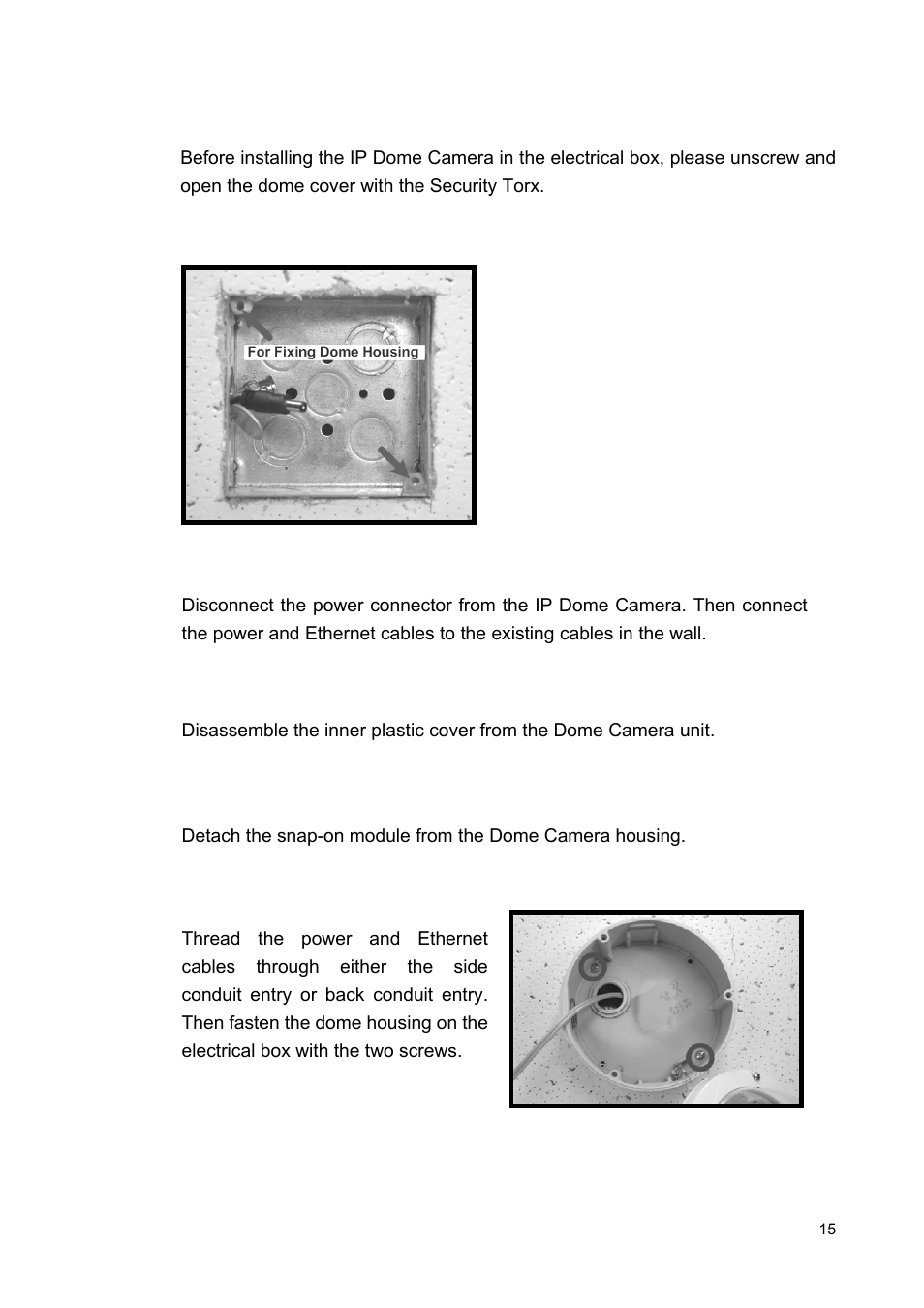 3 4s mount electrical box | ARM Electronics MP13DVPDN User Manual | Page 16 / 77