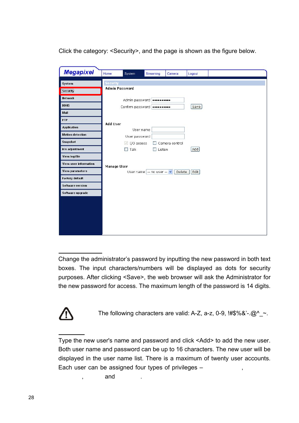 2 security | ARM Electronics MP13DVPDN User Manual | Page 29 / 77