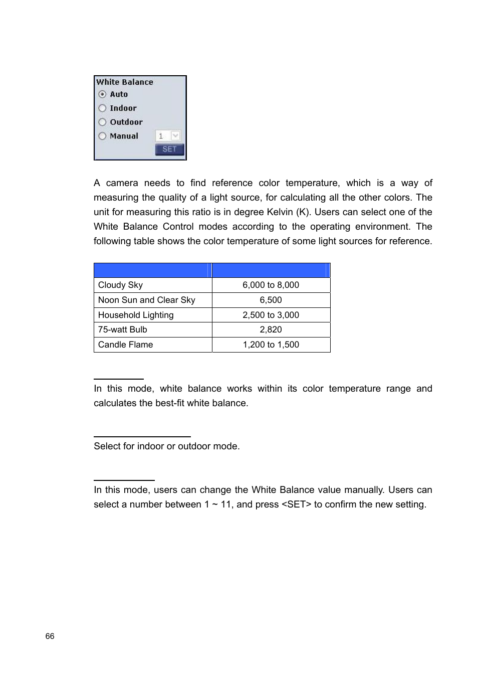 2 white balance setting | ARM Electronics MP13DVPDN User Manual | Page 67 / 77