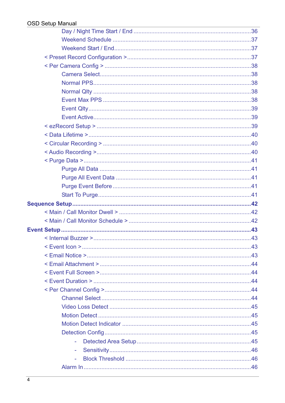 ARM Electronics DVRHD OSD User Manual | Page 5 / 67