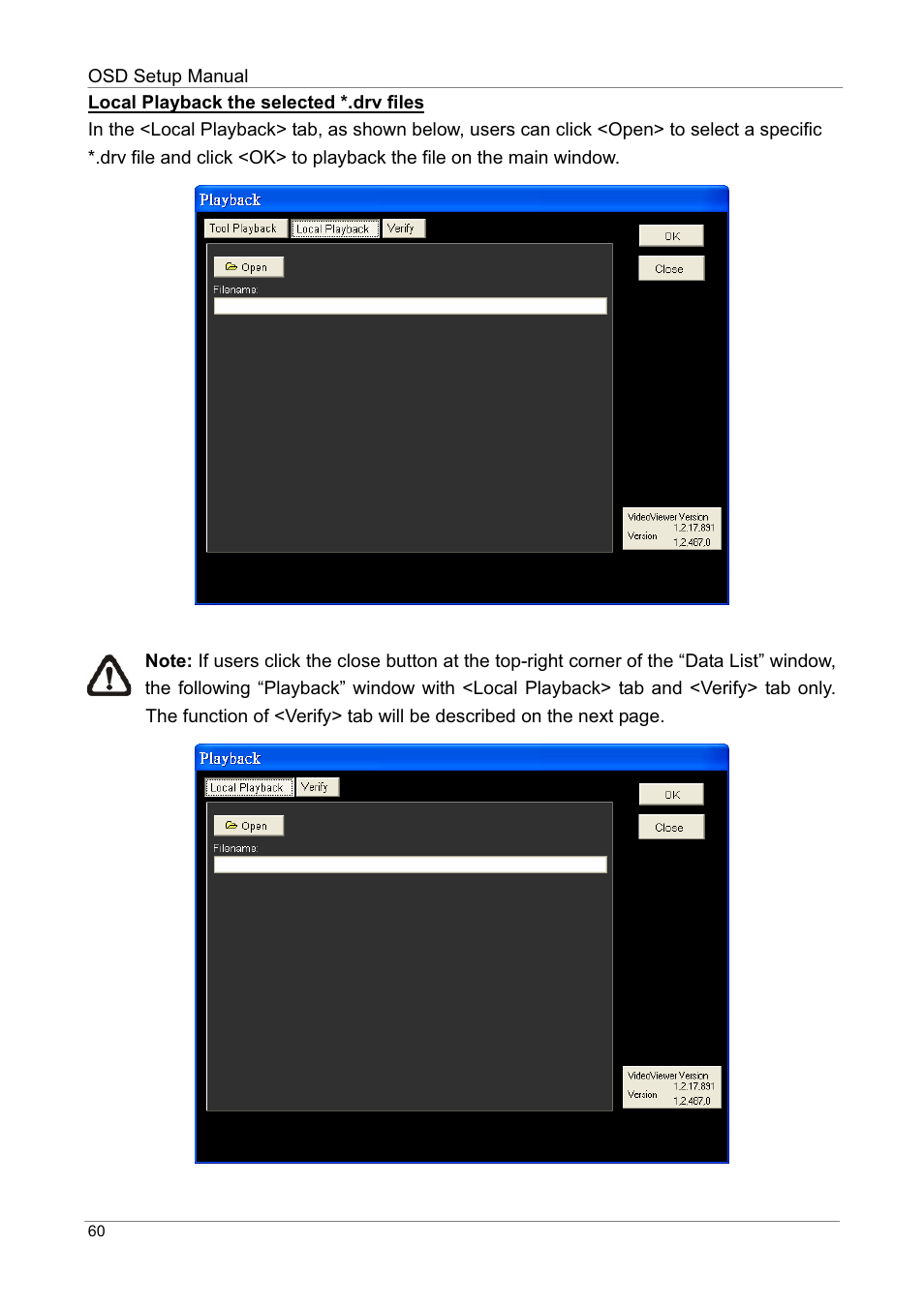 ARM Electronics DVRHD OSD User Manual | Page 61 / 67