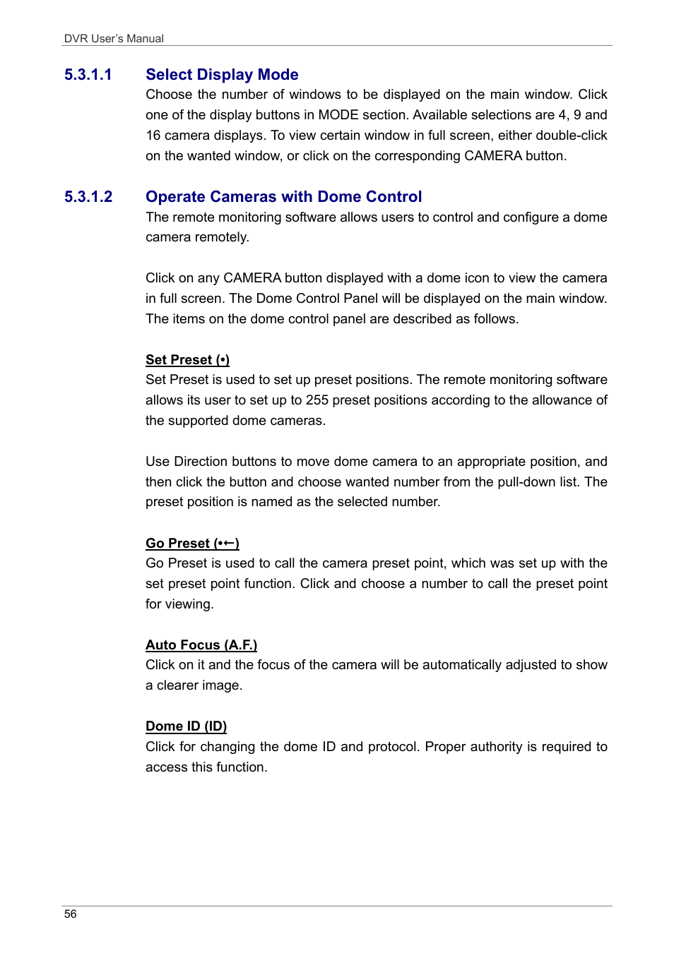 ARM Electronics DVRHD User Manual | Page 57 / 78