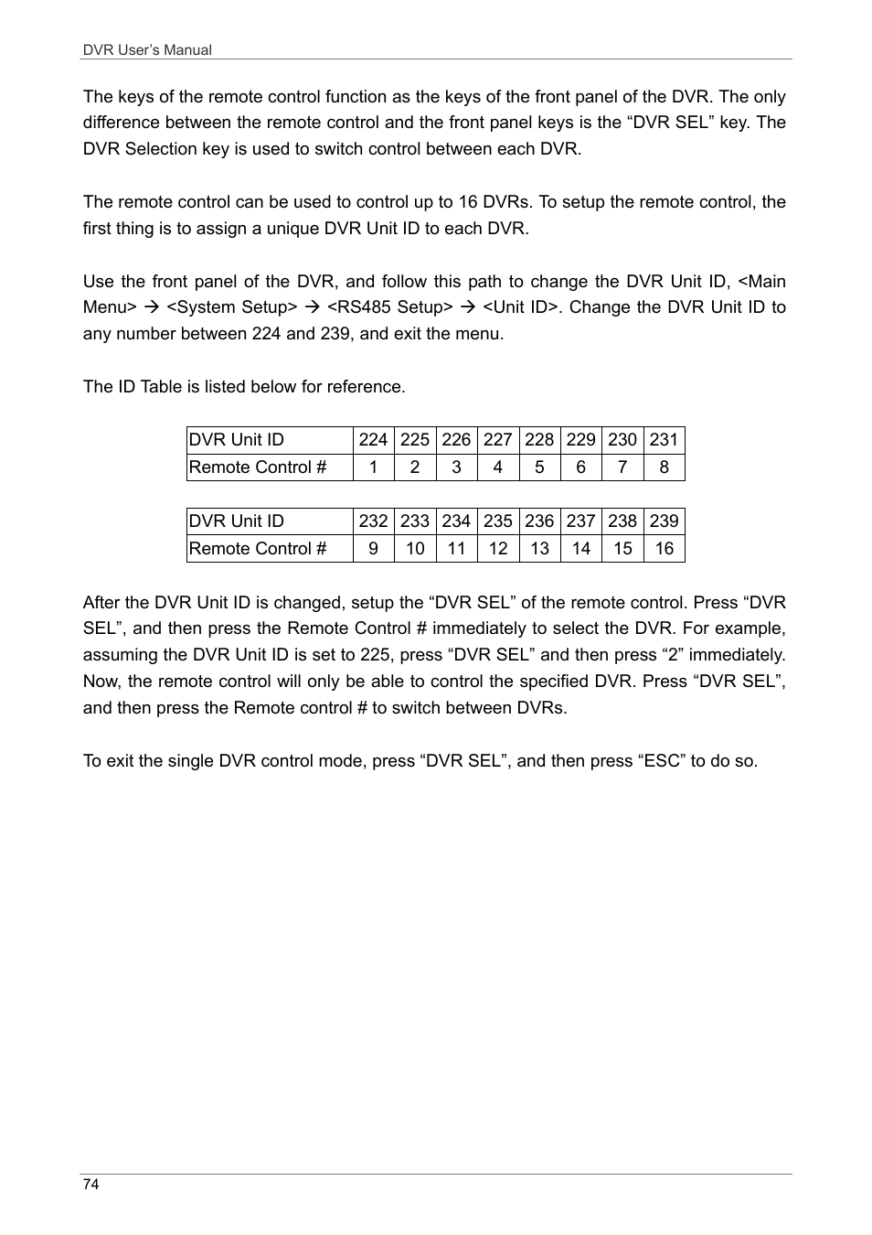 ARM Electronics DVRHD User Manual | Page 75 / 78