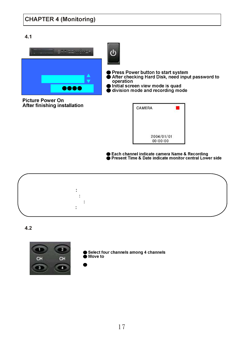 T i p, Setup | ARM Electronics DVR4CD User Manual | Page 18 / 61