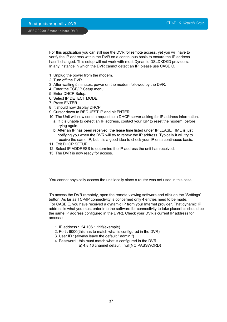 ARM Electronics JDVR User Manual | Page 38 / 53