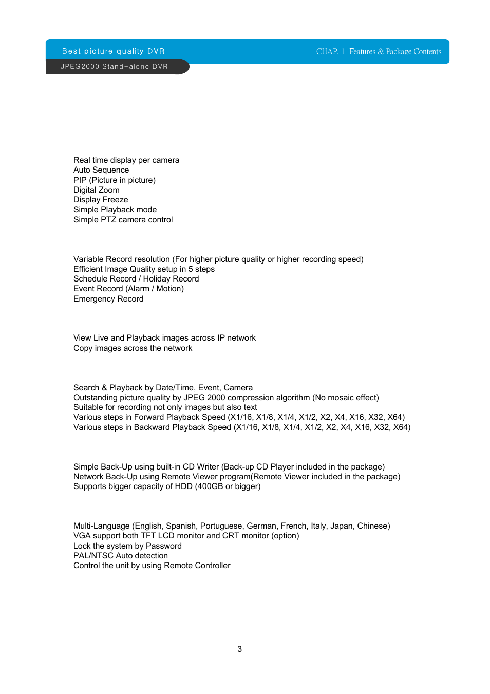 ARM Electronics JDVR User Manual | Page 4 / 53