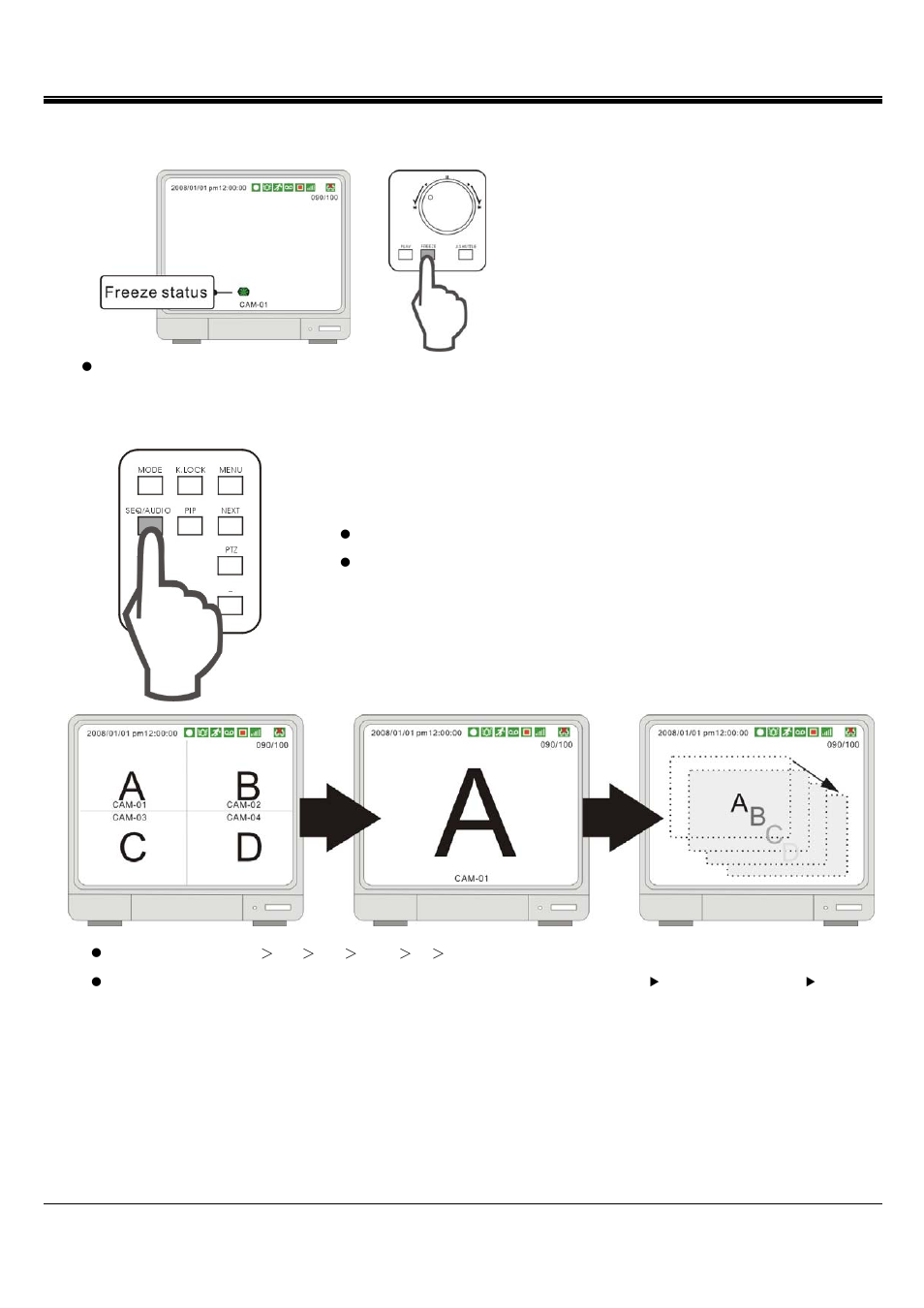 Jpeg2000 stand alone dvr user guide, 5 view in sequence | ARM Electronics JHD User Manual | Page 17 / 70