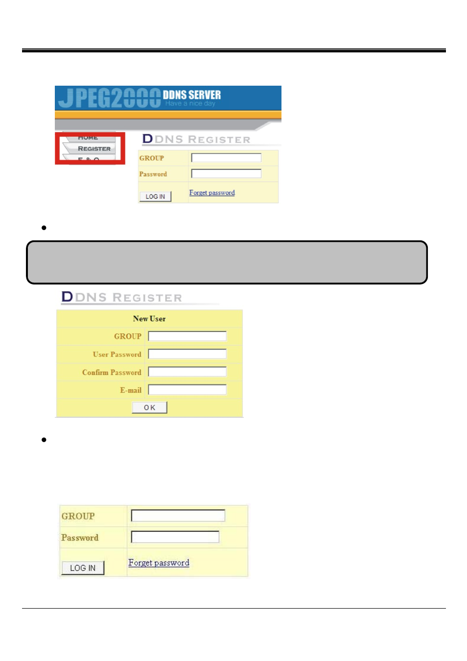 Jpeg2000 stand alone dvr user guide, 7 ddns setup and operation | ARM Electronics JHD User Manual | Page 57 / 70