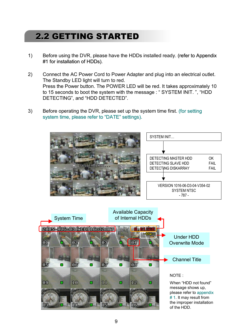 2 getting started | ARM Electronics RDVR16A User Manual | Page 13 / 60