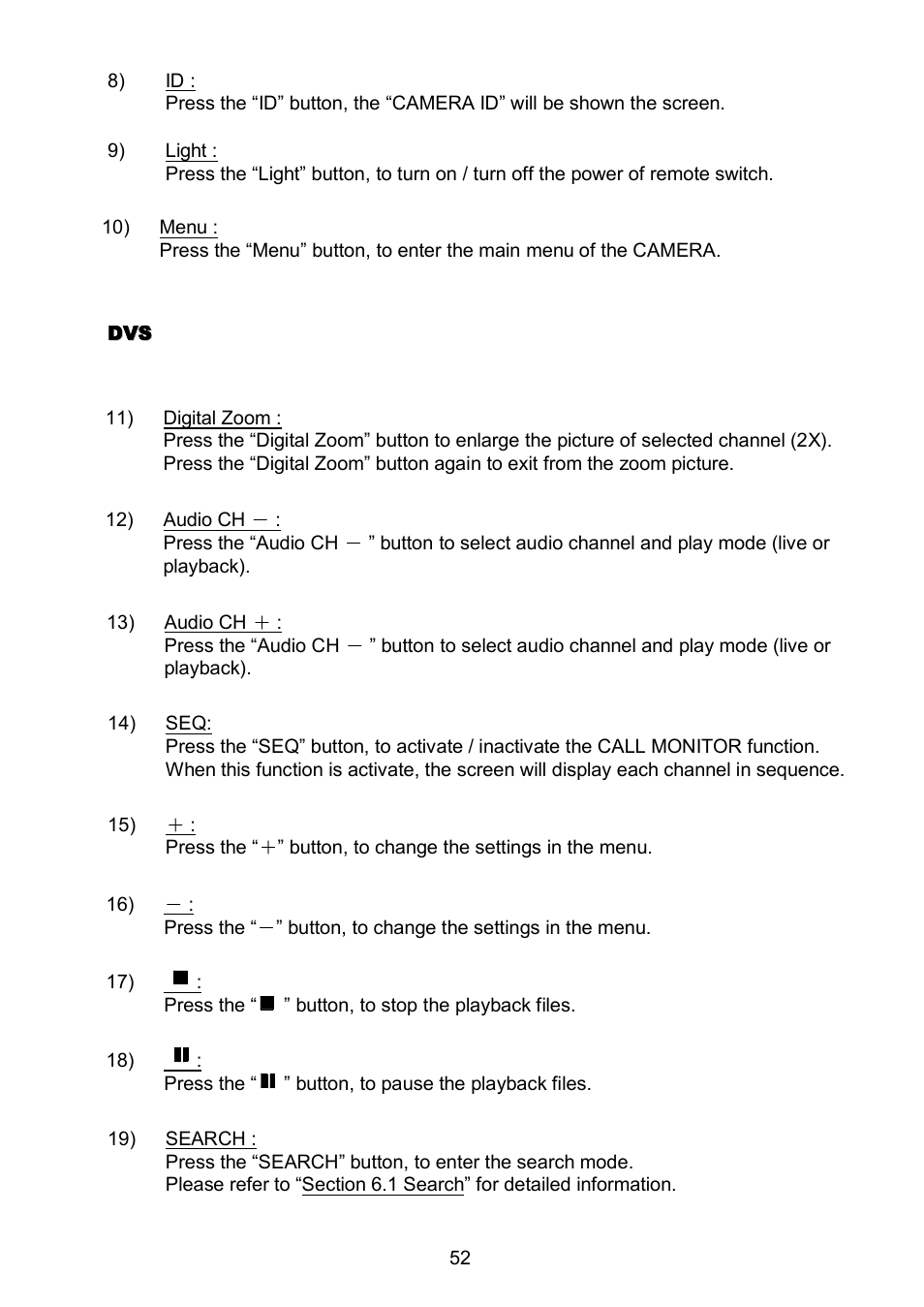 ARM Electronics RDVR16A User Manual | Page 56 / 60