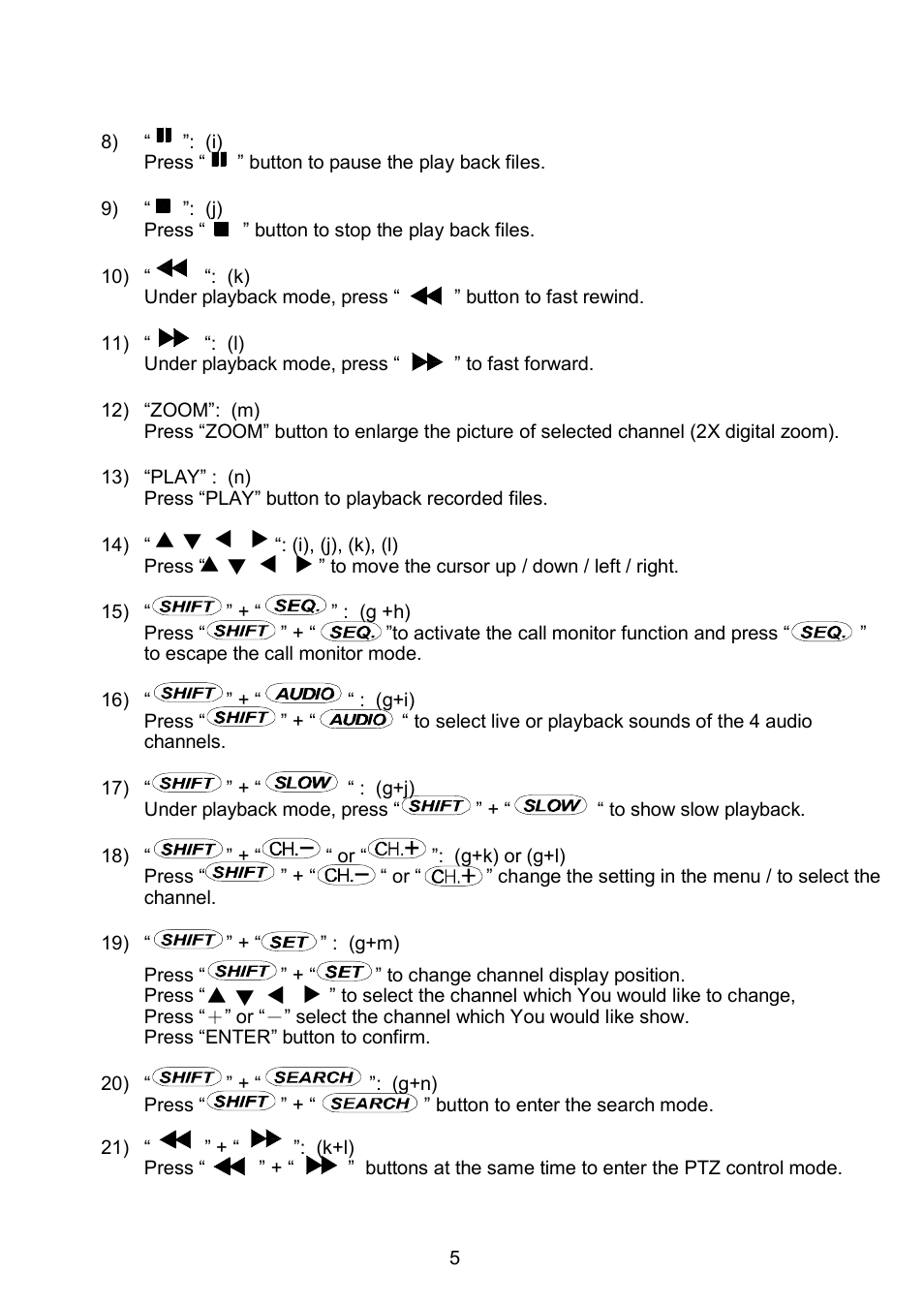 ARM Electronics RDVR16A User Manual | Page 9 / 60