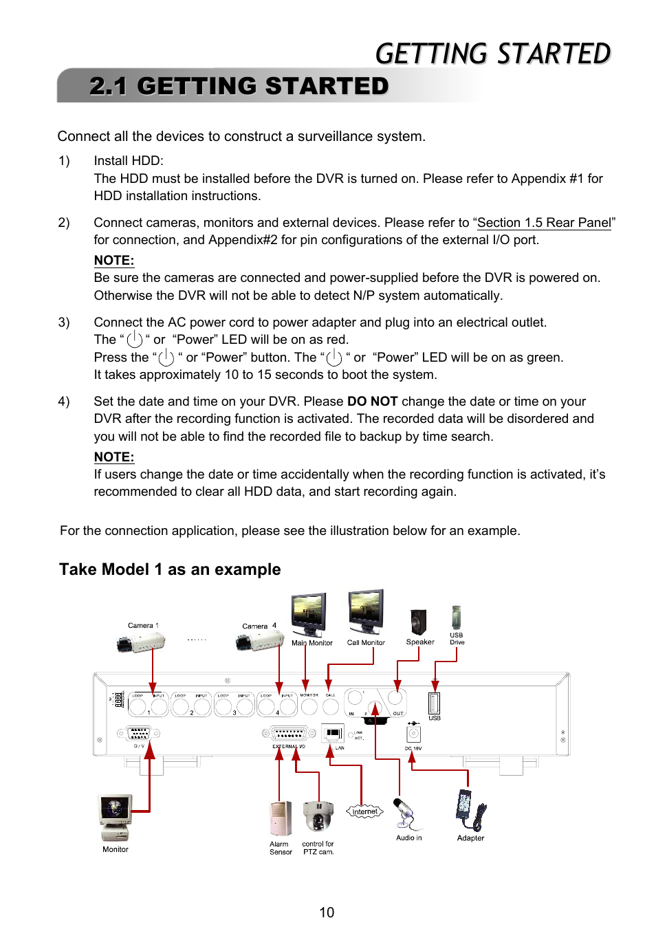 Getting started, 1 getting started | ARM Electronics RT4CD User Manual | Page 13 / 59