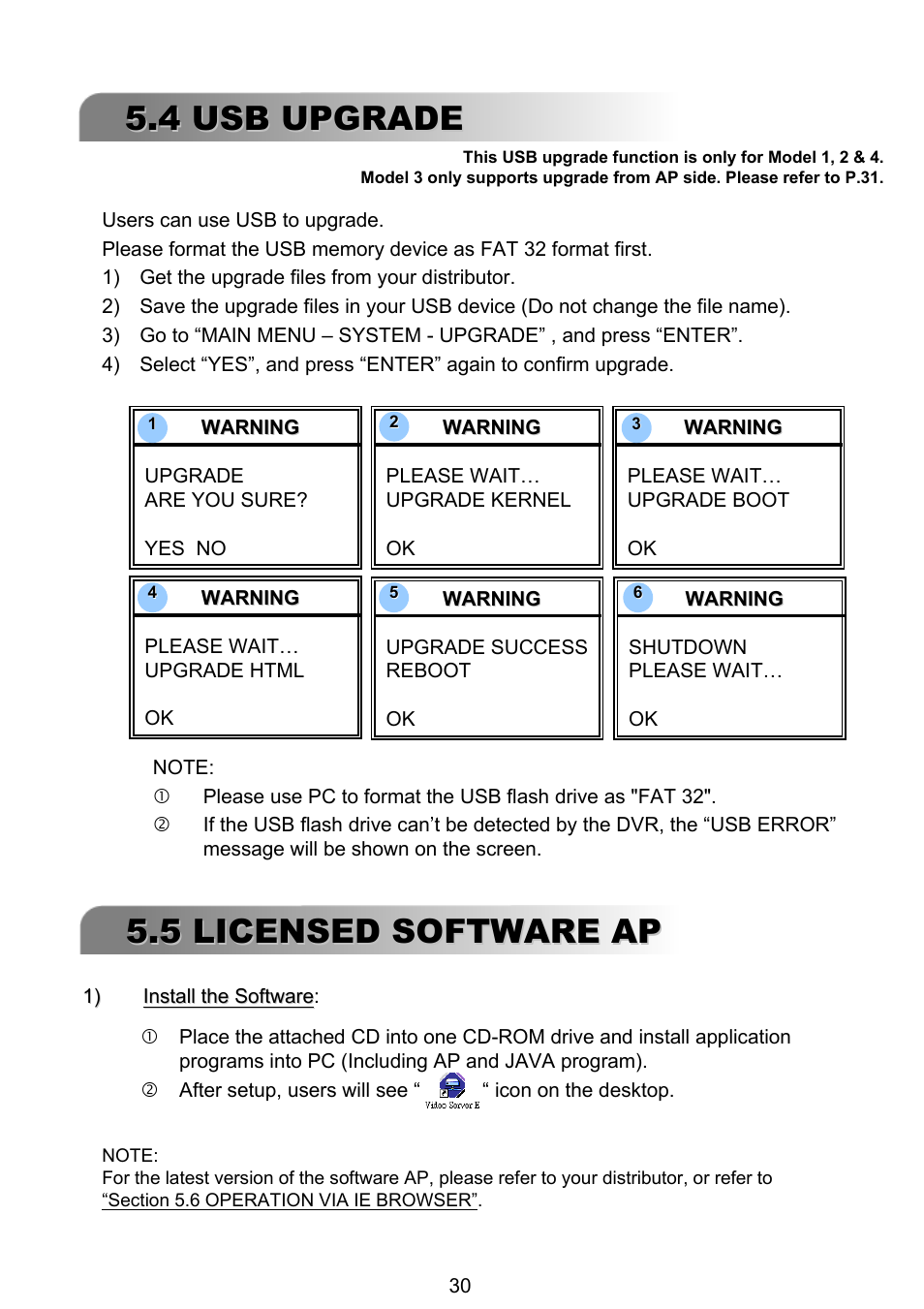 4 usb upgrade | ARM Electronics RT4CD User Manual | Page 33 / 59
