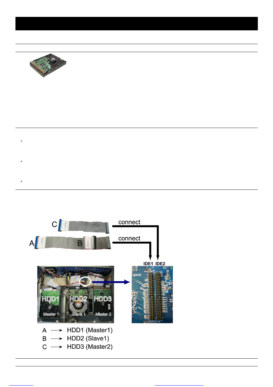 Appendix 1 install hdd | ARM Electronics RT8-16CD User Manual | Page 90 / 100